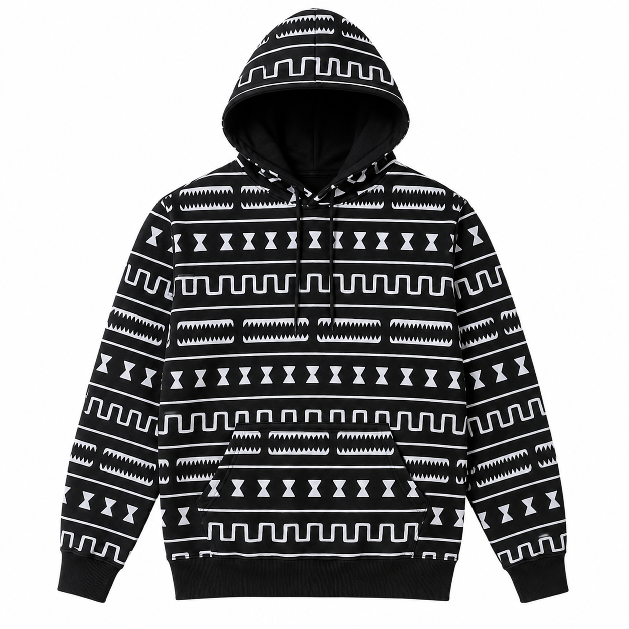 Sweat black DK74 hoodie