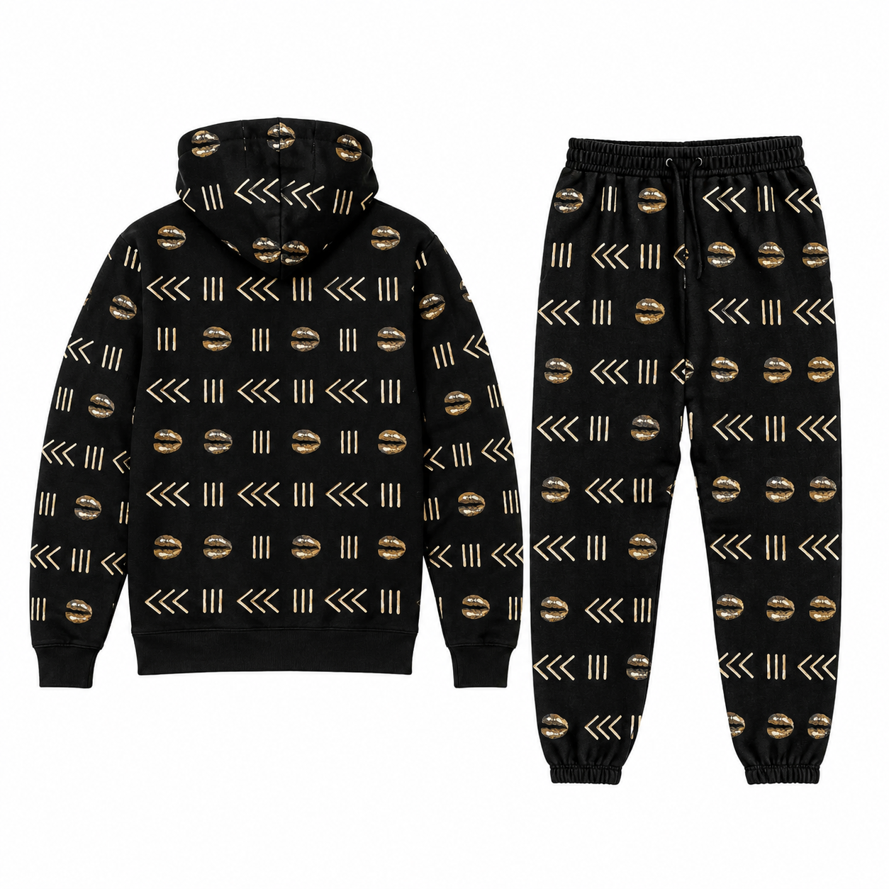 black sweat & pants bogolan